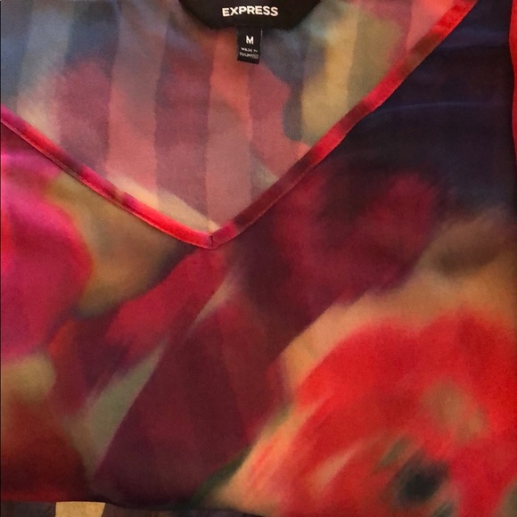 Multi colored flutter blouse - Picture 5 of 5